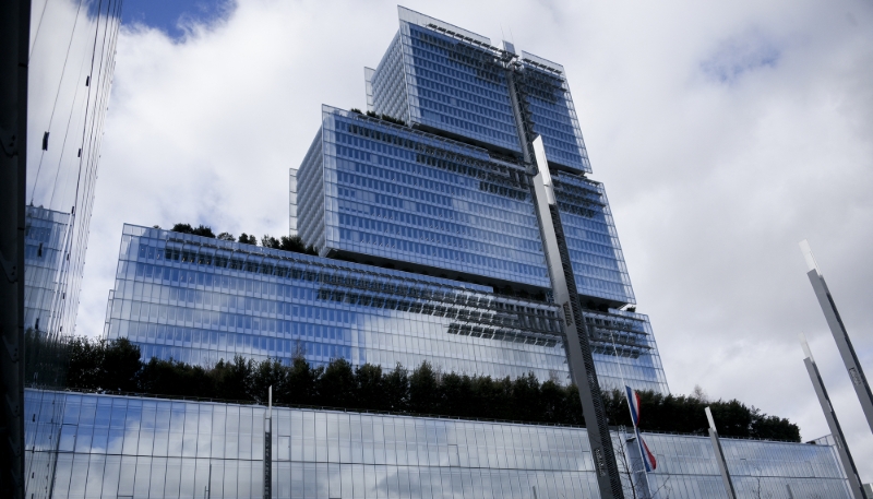 Le nouveau palais de justice de Paris.