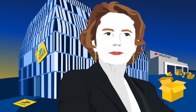 La PDG de La Poste, Marie-Ange Debon.