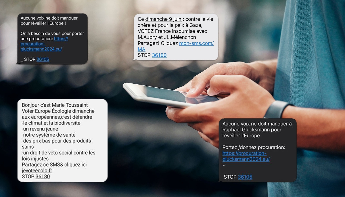 Les candidats aux européennes ont envoyé des millions de SMS avant la fin de la campagne officielle.
