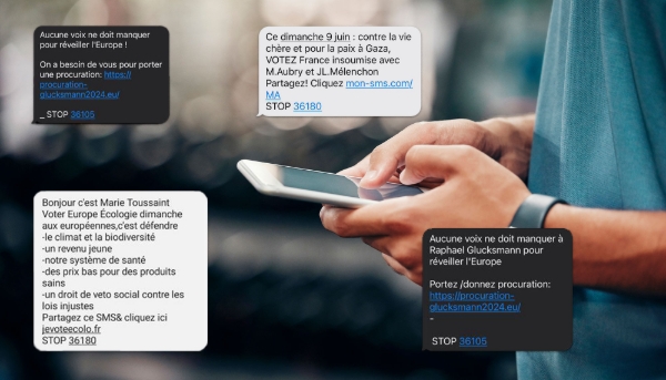 Les candidats aux européennes ont envoyé des millions de SMS avant la fin de la campagne officielle.