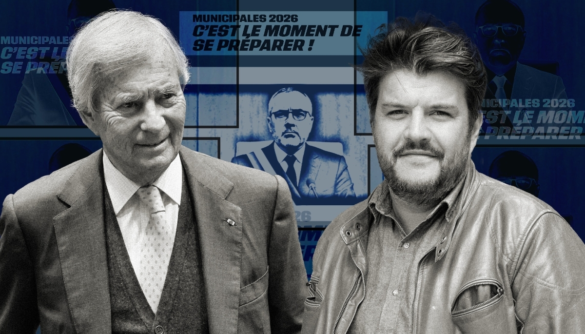 Vincent Bolloré et Émile Duport.