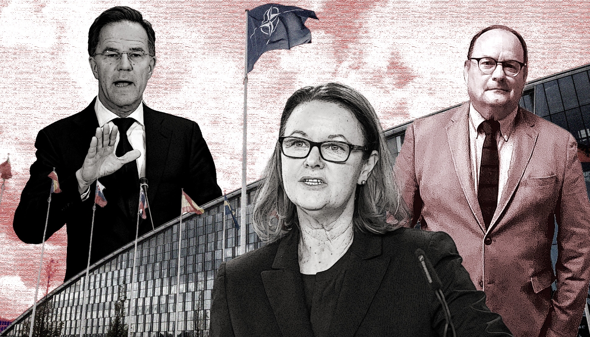 Mark Rutte, Stacy Cummings et Bob Reddington.