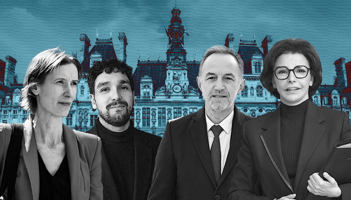 Maud Gatel, Béchir Saket Bouderbala, Emmanuel Grégoire et Rachida Dati.