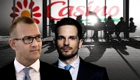 Daniel Kretinsky et son lieutenant chargé des acquisitions et des finances, Branislav Miskovic.