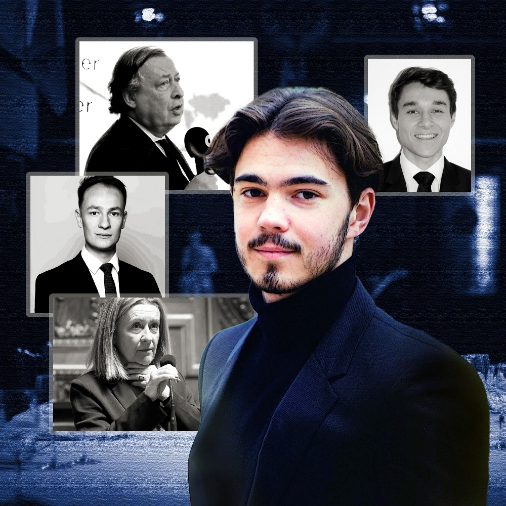 Le fondateur du CSI, Nicolas Guilbert, entouré (de haut en bas) de Loïc Tribot La Spière, Florian Gandon, Vincent Quintana et Hélène Conway-Mouret.