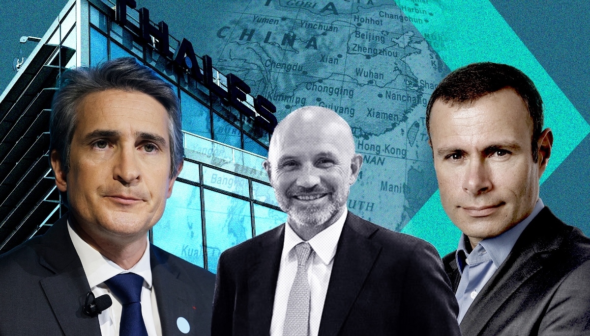 Jérôme Bendell, entouré de Patrice Caine et Raphaël Gorgé.