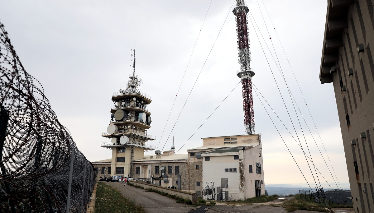 Site émetteur de Télédiffusion de France (TDF), sur le massif de l'Étoile, près de Marseille, en 2018. 