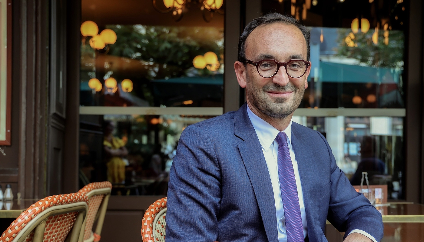 Le ministre délégué chargé des comptes publics, Thomas Cazenave, à Bordeaux.