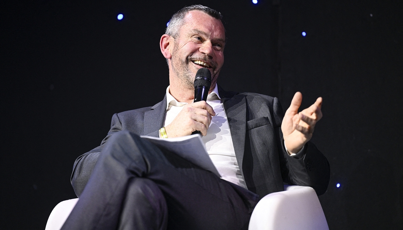 Le président de la Société Les Mousquetaires, Thierry Cotillard.
