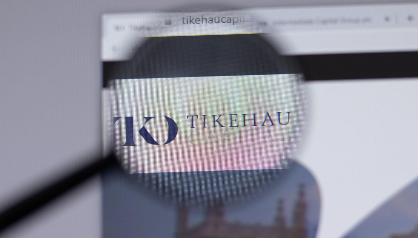 Le logo de Tikehau Capital sur son site internet.
