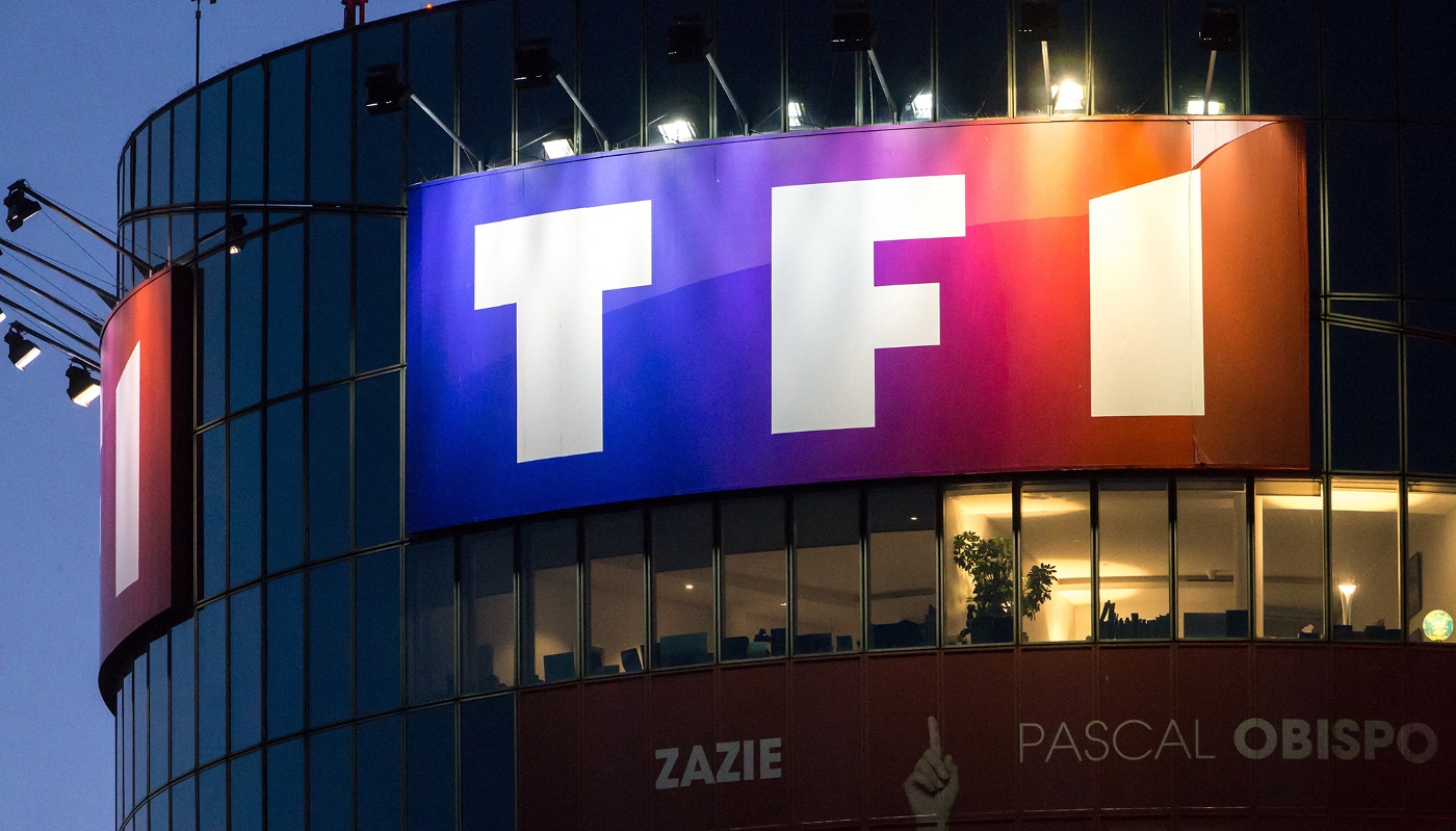 Vue de la tour TF1, siège du groupe.