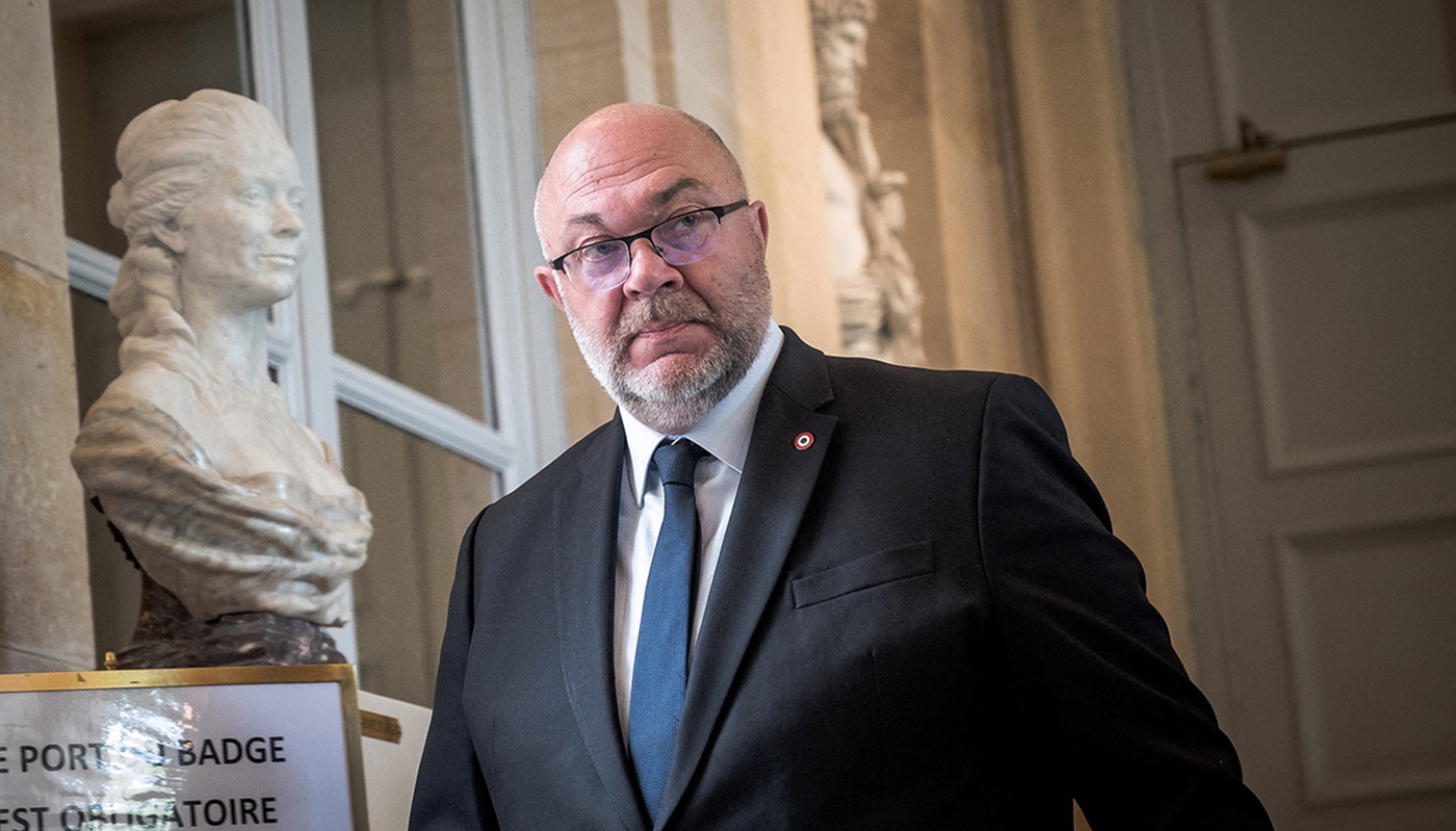 Stéphane Travert, dans la salle des quatre colonnes, le 6 juillet 2022.