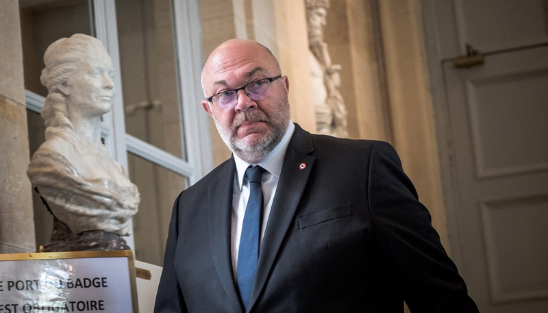 Stéphane Travert, dans la salle des quatre colonnes, le 6 juillet 2022.