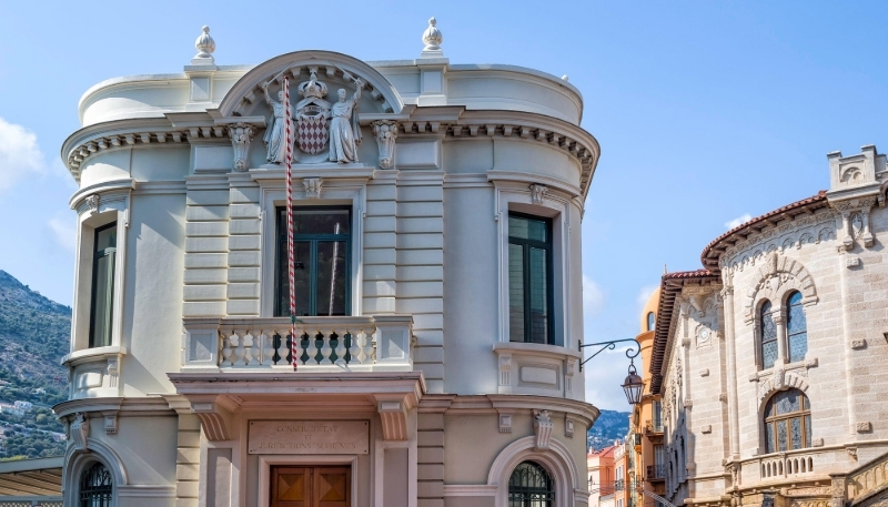 Le siège du Tribunal suprême de Monaco.