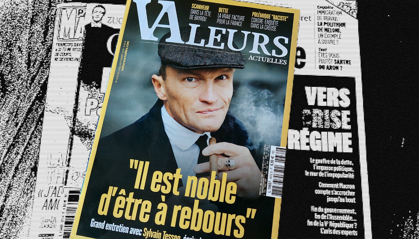 L'édition de Valeurs actuelles datée du 3 septembre 2025.