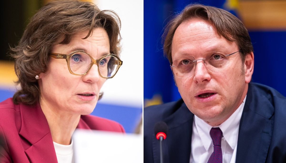 Jessica Roswall et Olivér Várhelyi.