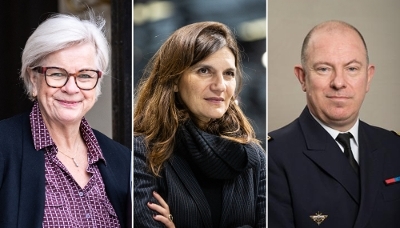 Catherine Vautrin, Alice Rufo et Thierry Carlier.