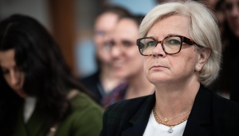 La ministre du travail, Catherine Vautrin, le 21 mars 2025, à Quimper.