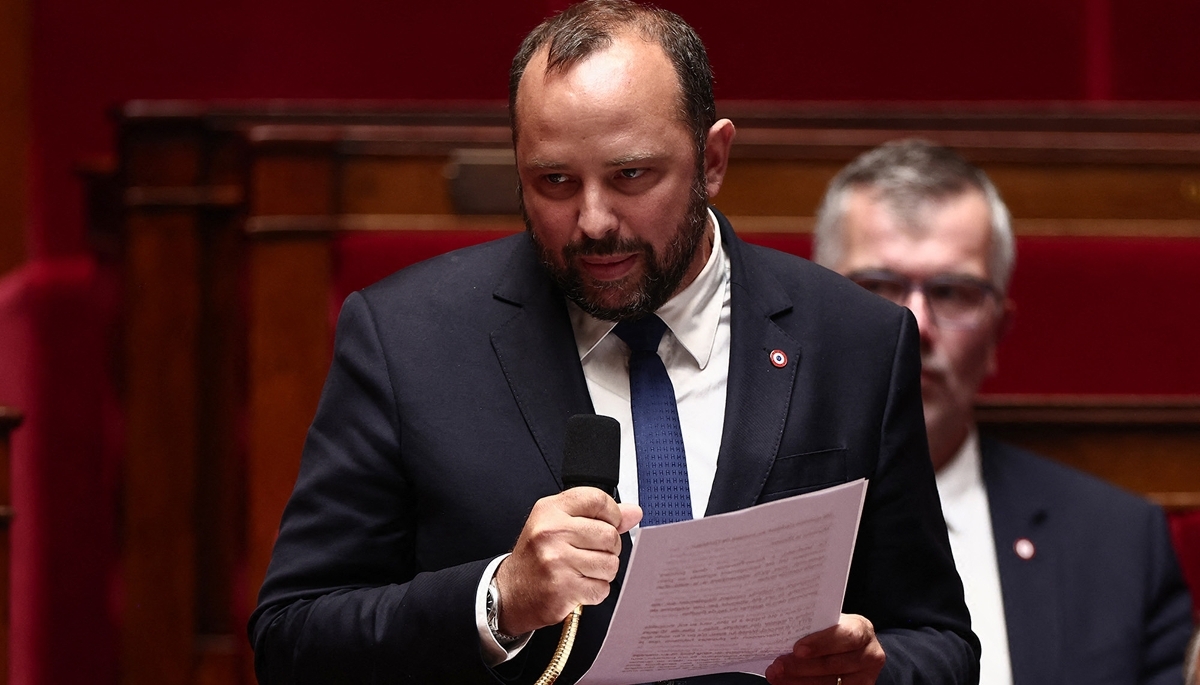 Le député Gérault Verny, à l'Assemblée nationale, le 21 mai 2025.