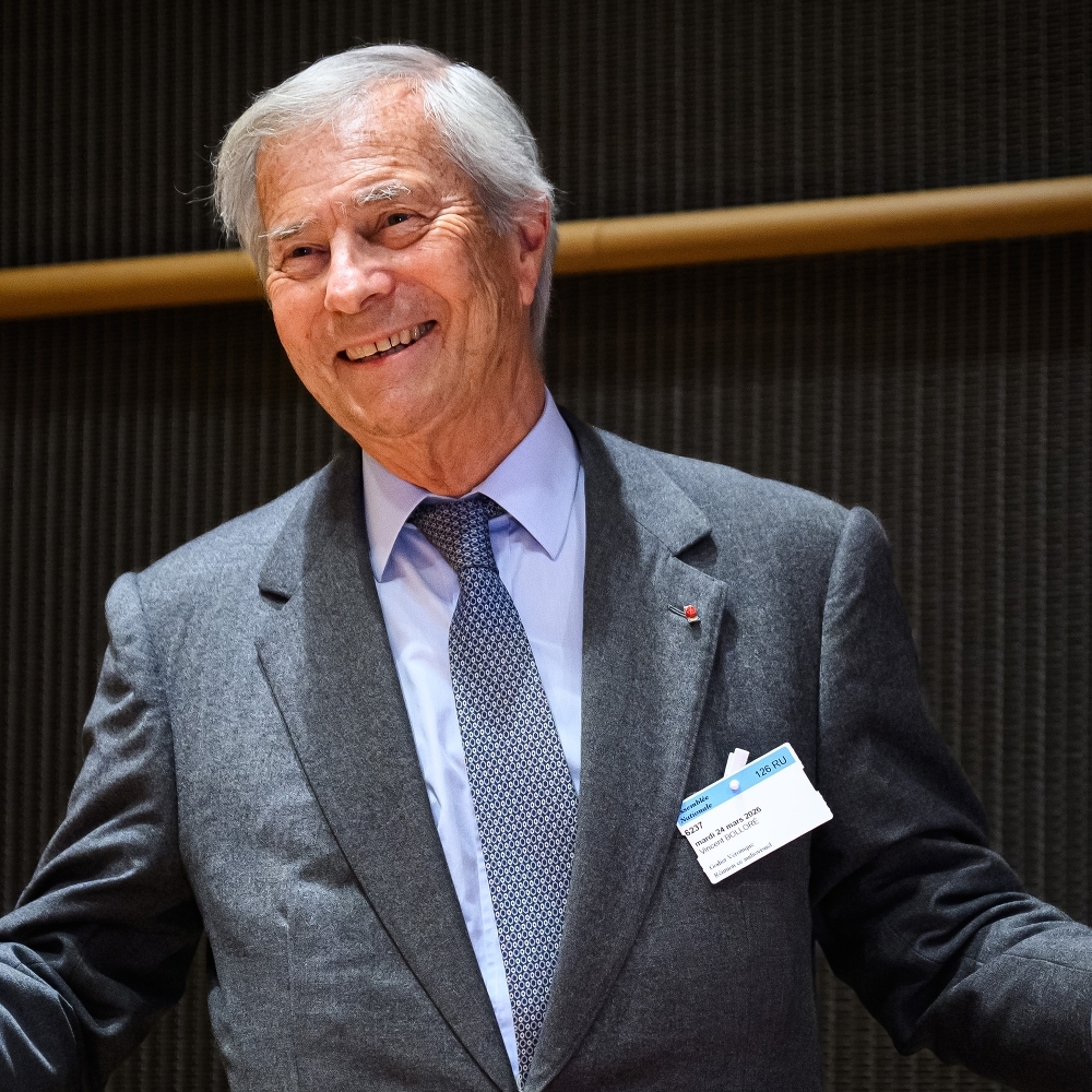 Vincent Bollore, président du groupe Bolloré, lors de son audition par la commission d'enquête sur la neutralité, le fonctionnement et le financement de l'audiovisuel public, à l'Assemblée nationale, le 24 mars 2026.