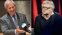 Vincent Bolloré et Michel Onfray.