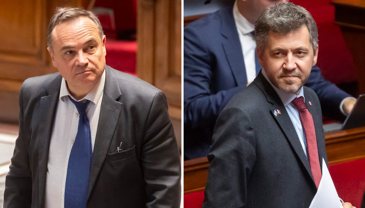Frédéric-Pierre Vos, député de l'Oise, et Franck Allisio, son collègue des Bouches-du-Rhône.
