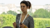 Lou Welgryn, secrétaire générale de Data for Good, au sommet Change Now, à Paris, le 19 mai 2022.
