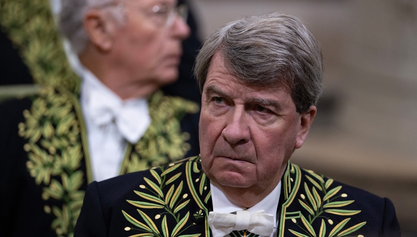 Xavier Darcos, à l'Institut de France à Paris, le 1er décembre 2025.