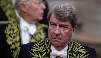 Xavier Darcos, à l'Institut de France à Paris, le 1er décembre 2025.