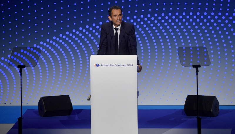 Le PDG du groupe Carrefour Alexandre Bompard.
