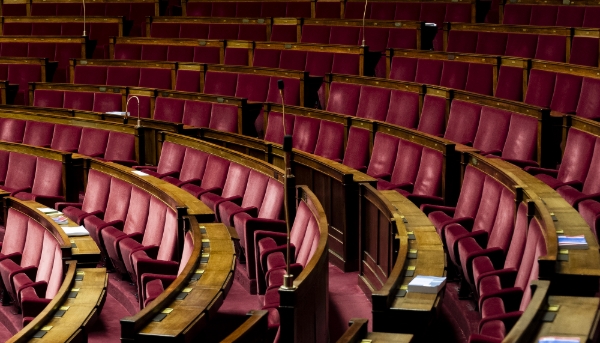 L'hémicycle de l'Assemblée nationale.