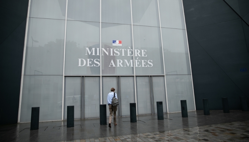 L'entrée du ministère des armées à Paris.