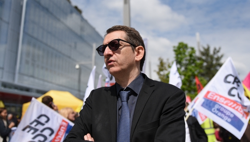 Sébastien Crozier, président de la CFE-CGC Orange.