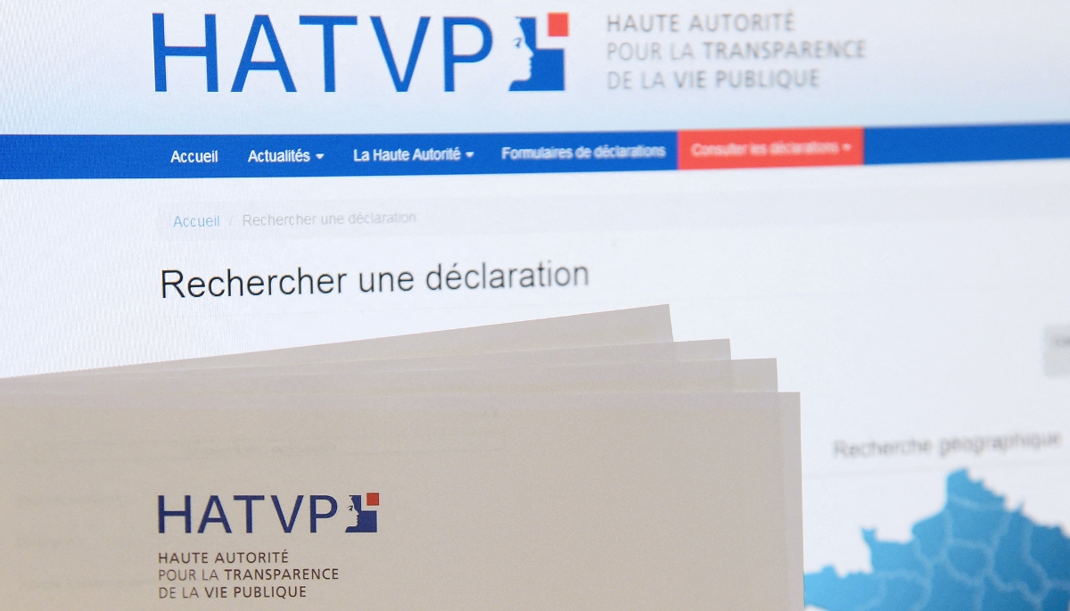 Le logo de la Haute autorité pour la transparence de la vie publique.