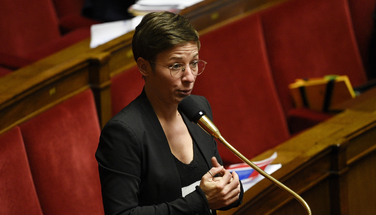 La députée Lise Magnier (Horizons) à l'Assemblée nationale, à Paris, en mai 2024.
