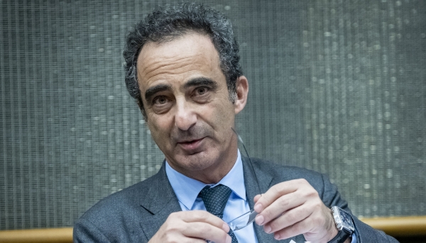 Nicolas Molfessis, professeur de droit privé, lors d'une audition à l'Assemblée nationale à Paris en janvier 2020.