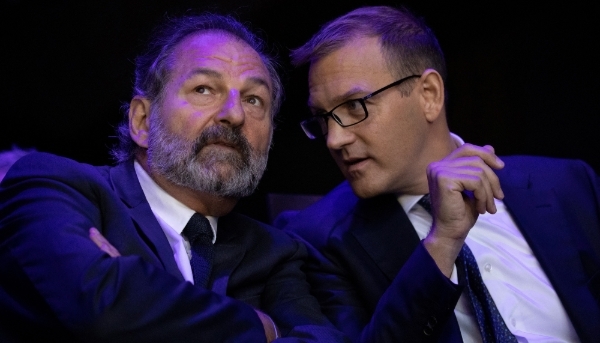 Denis Olivennes et Daniel Kretinsky.