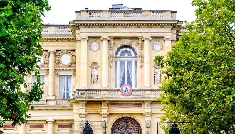 Le Quai d'Orsay, à Paris.