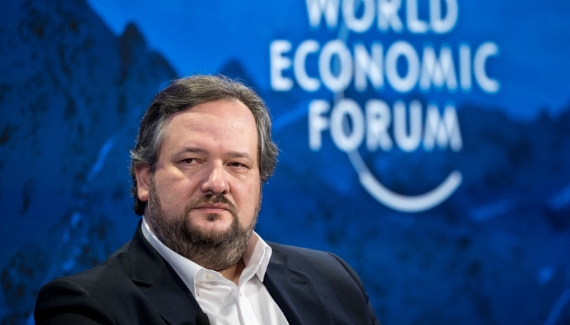 Slawomir Krupa lors du Forum économique de Davos en janvier 2024.