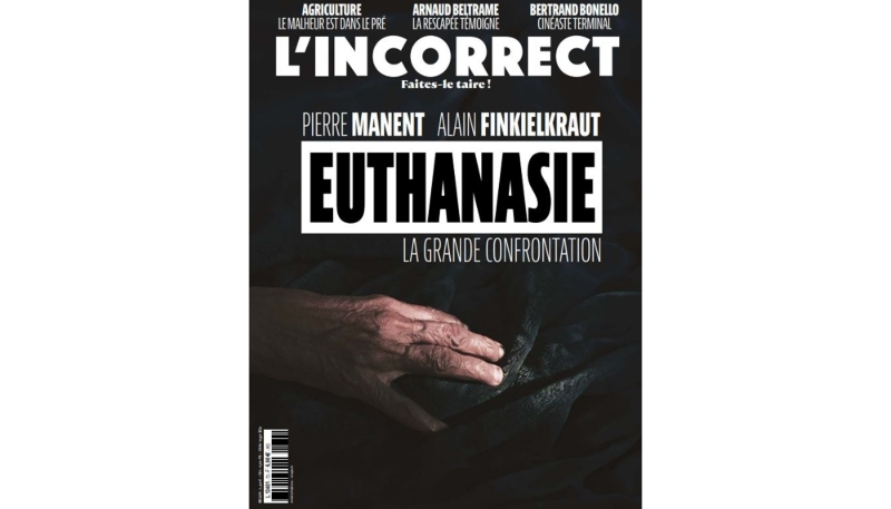 La Une de février du magazine l'Incorrect.