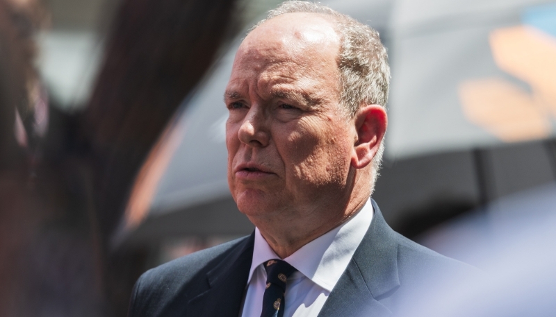 Le prince Albert II, lors du Grand Prix de Formule 1 de Monaco, le 25 mai 2025.