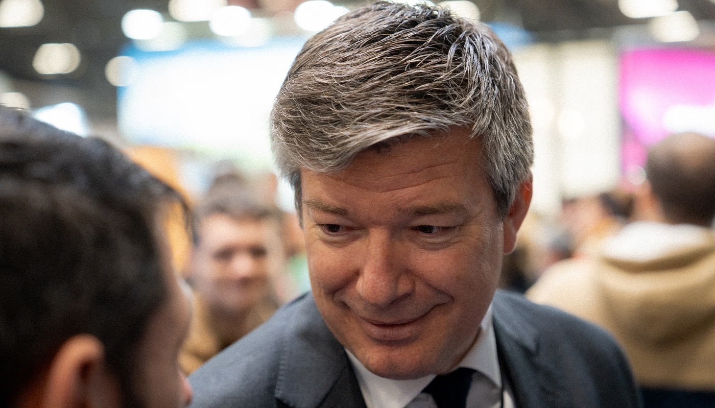 Alexandre de Palmas, directeur général de Carrefour France, au Salon de l'agriculture à Paris Expo, Porte de Versailles, le 25 février 2025.