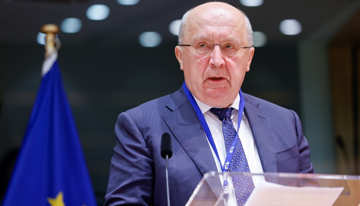 Le commissaire européen chargé de l'espace et de la défense, Andrius Kubilius.