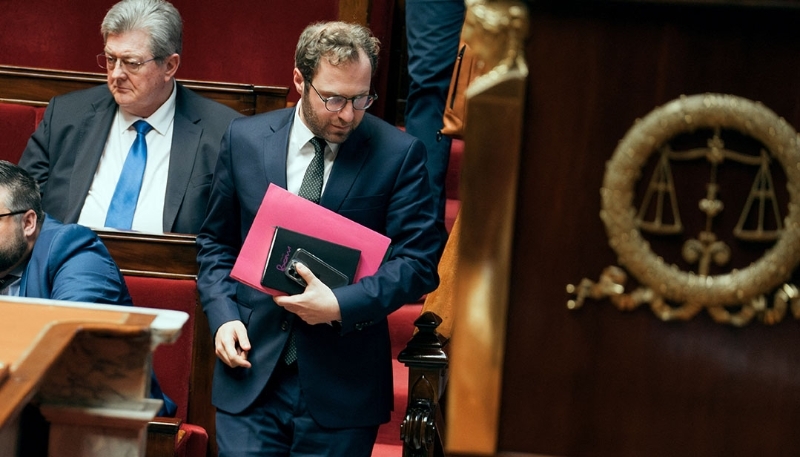 Le député Antoine Armand, à l'Assemblée nationale, mars 2025.