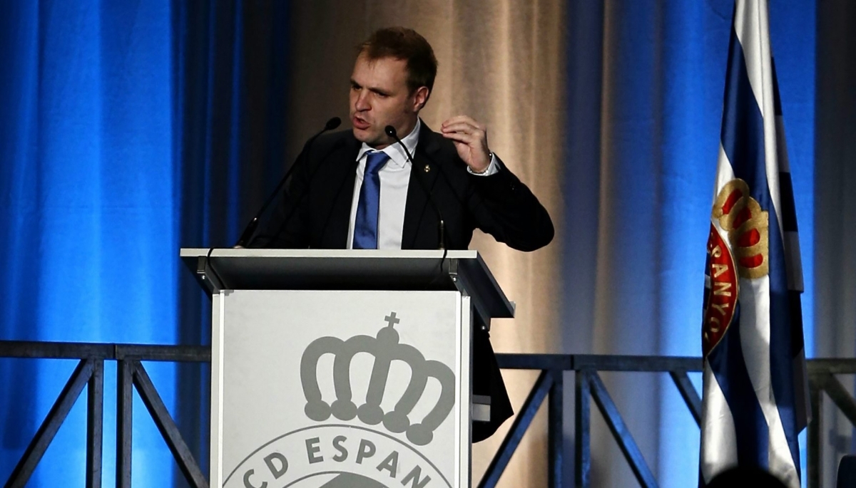 Le repreneur de l'AC Ajaccio, Arnau Baqué Roig, ici à Barcelone en 2012.