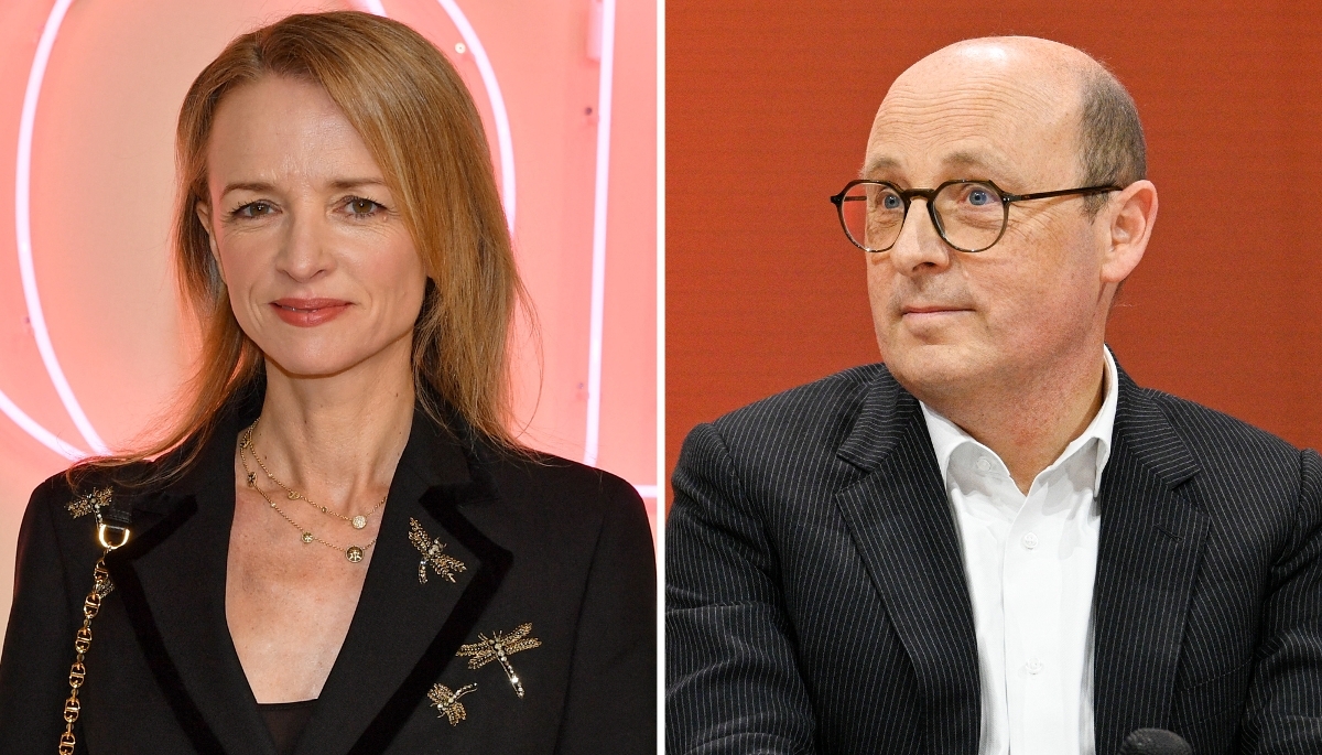 Delphine Arnault, PDG de Dior, et Guillaume Motte, directeur général de Sephora.