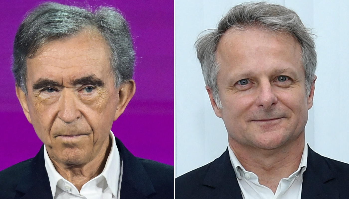Bernard Arnault et Jean-Baptiste Voisin.