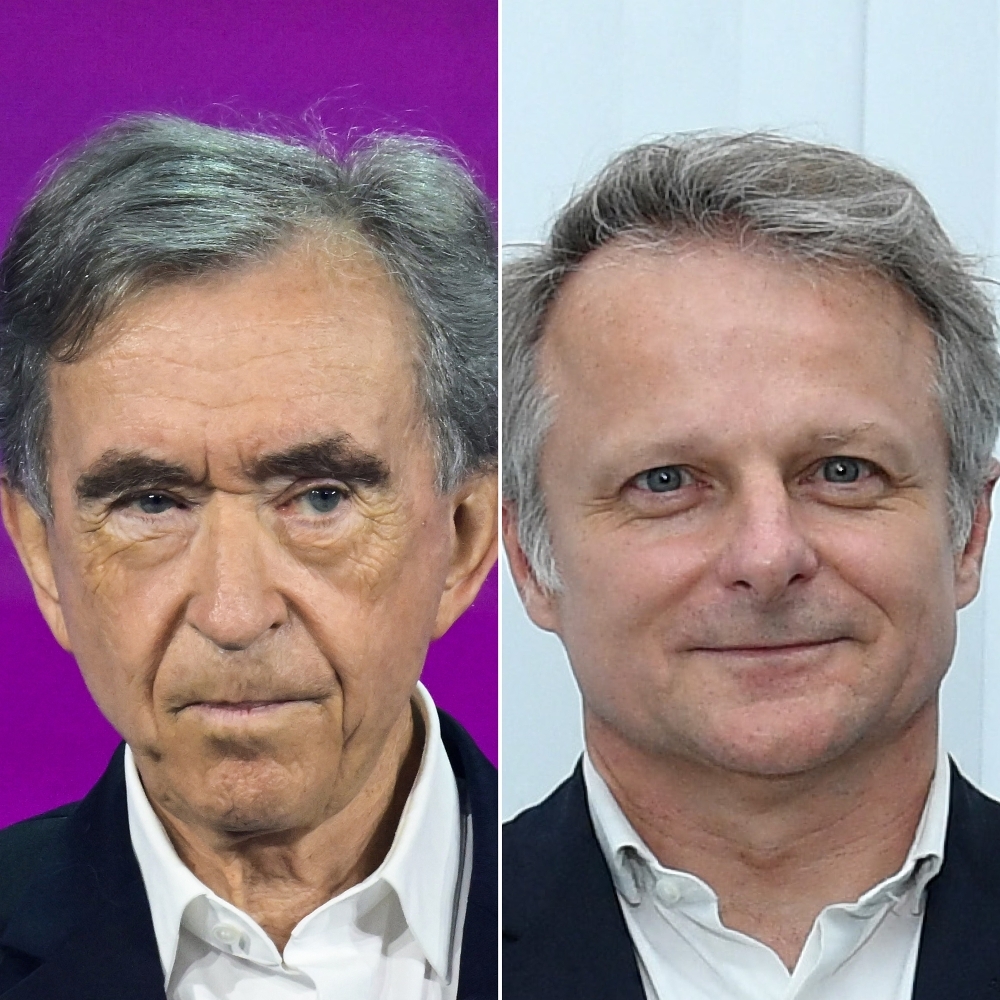 Bernard Arnault et Jean-Baptiste Voisin.