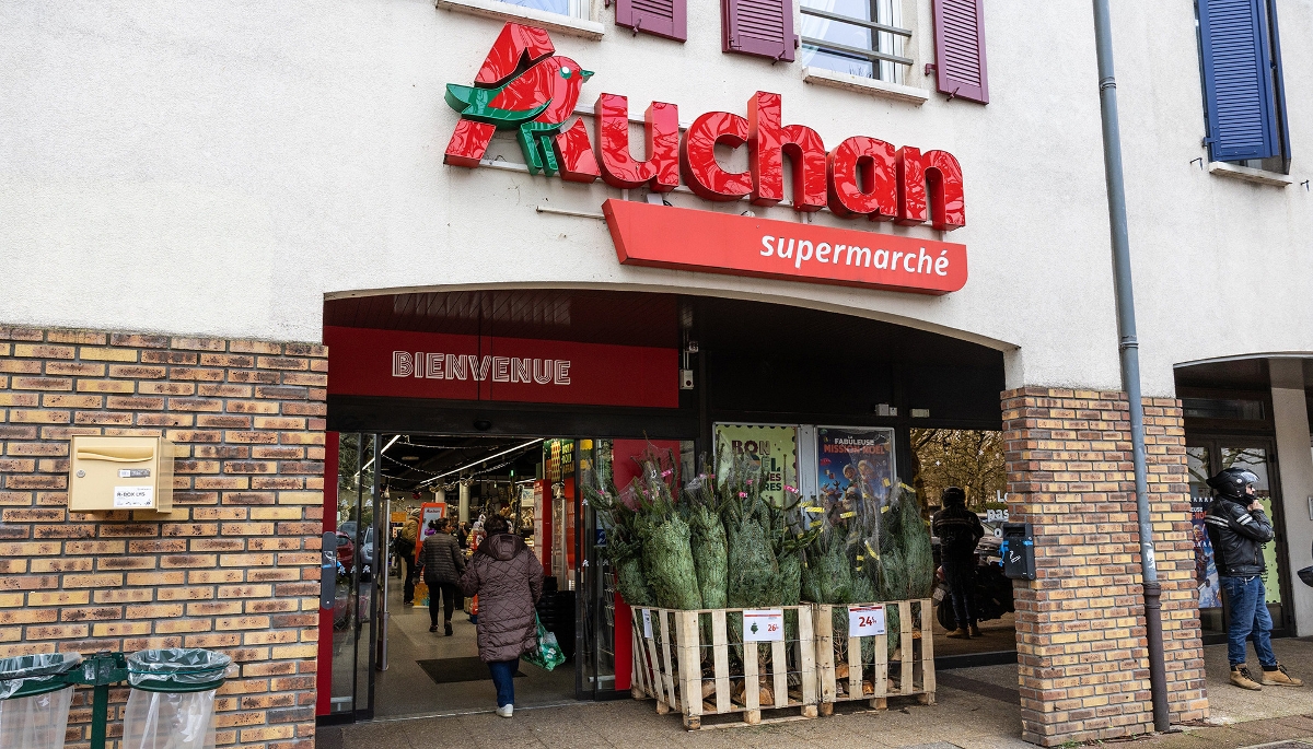 Le supermarché Auchan de Sucy-en-Brie (Val-de-Marne).