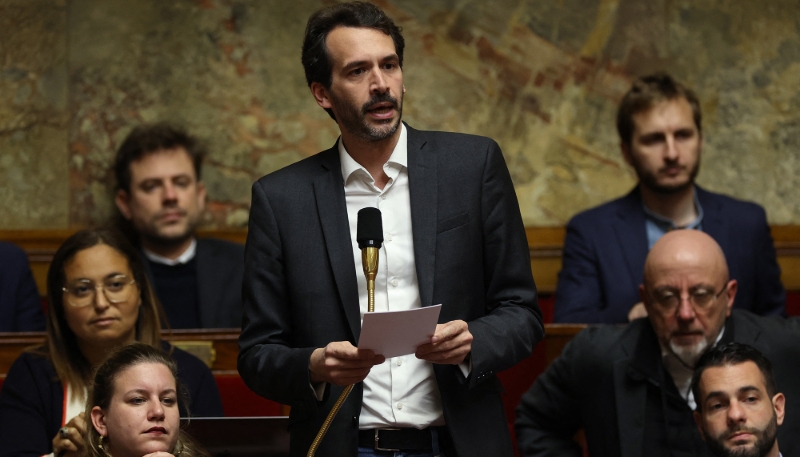 Bastien Lachaud, à l'Assemblée nationale, en novembre 2022.